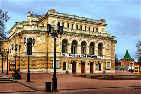 Театры в Нижнем Новгороде на пушкинской карте